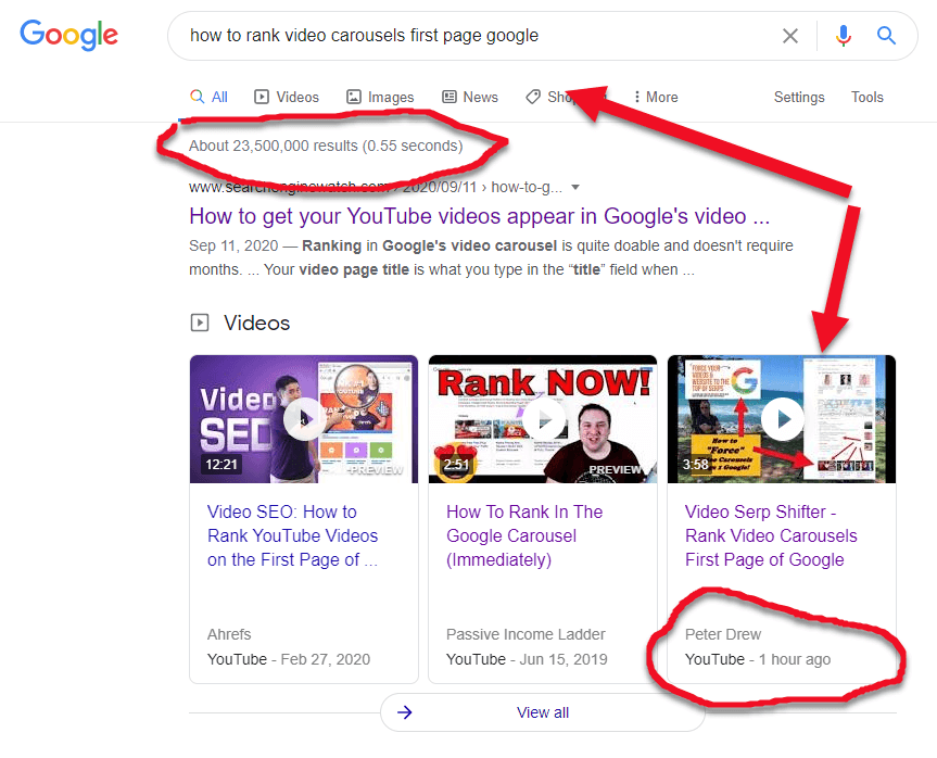 Video Serp Shifter By Peter Drew Review