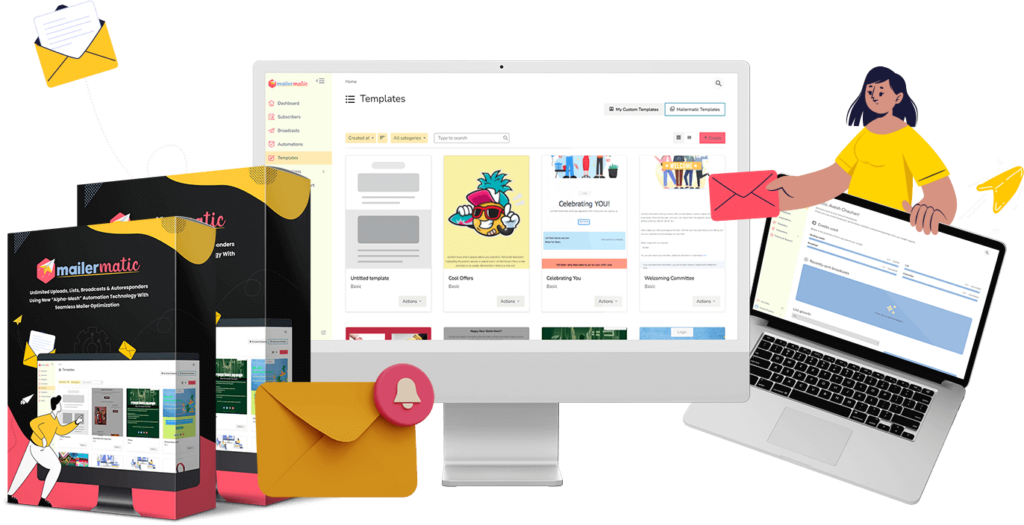 Mailermatic Review Bonus OTO Upsell Bundle App Software Cindy Donovan